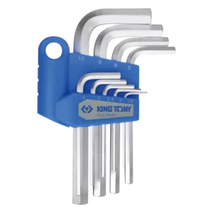 طقم الن كى انش قصير 9 قطع 3/8"-1/16"